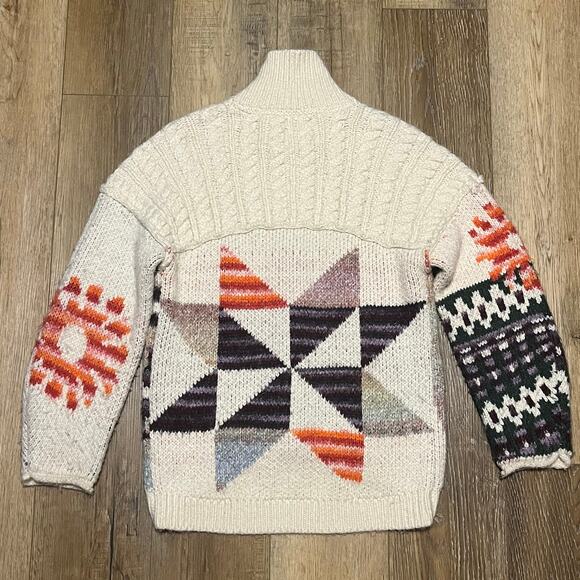 Urban Outfitters Happiness Kimchi Blue yoko Icon Button Cardigan Sweater Small - Picture 4 of 7